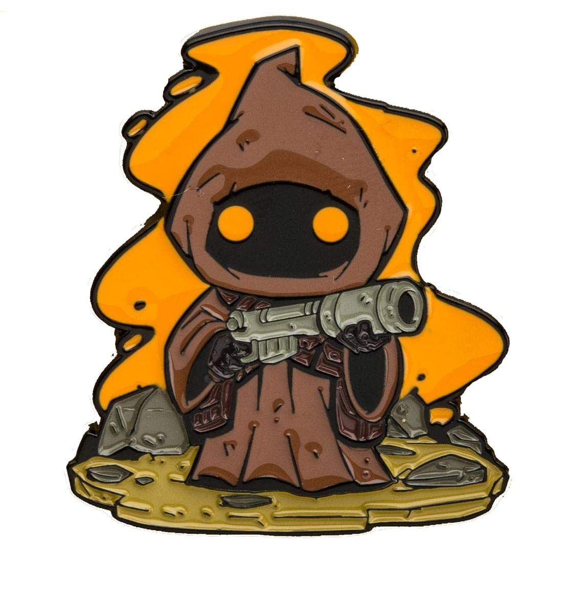 STAR WARS OFFICIAL Jawa Pin, Exclusive Art Design By Derek Laufman, Star Wars Series Collectors Pins