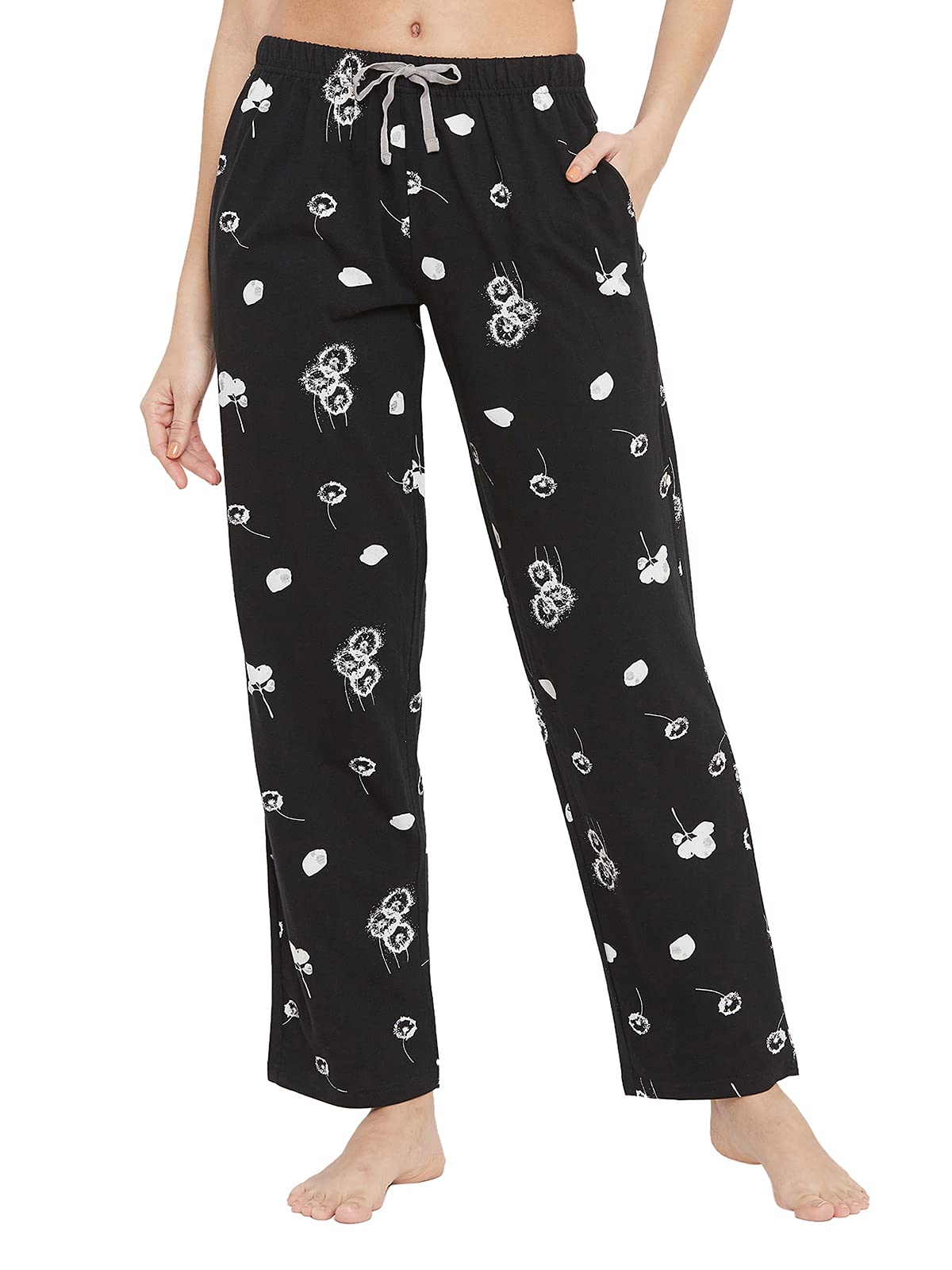 Clovia WomenS Cotton Print Me Pretty Pyjama Prints (Lb0001X99_Assorted_M)