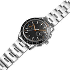 Juntan 20mm Watch Band Stainless Steel, Curved Solid End Tapered Metal Watch Strap, Oyster Watch Bracelet for Men Women with Dep