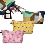 Deanfun Makeup Bag, 3pcs/set Super Funny 3D Printing Women Cosmetic Bag Multifunction Pencil Holder