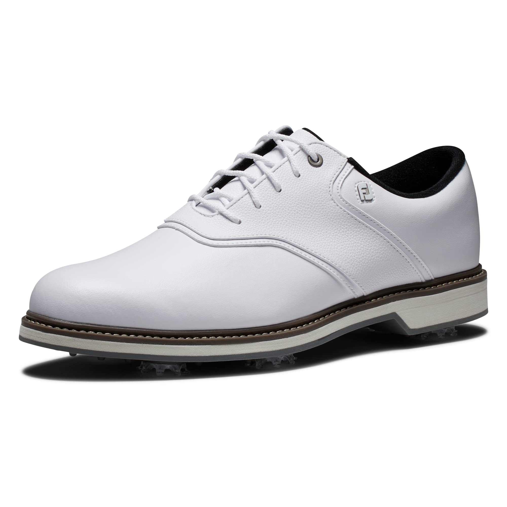 FootJoy Men's FJ Originals Golf Shoe, White/White, 8.5 Wide