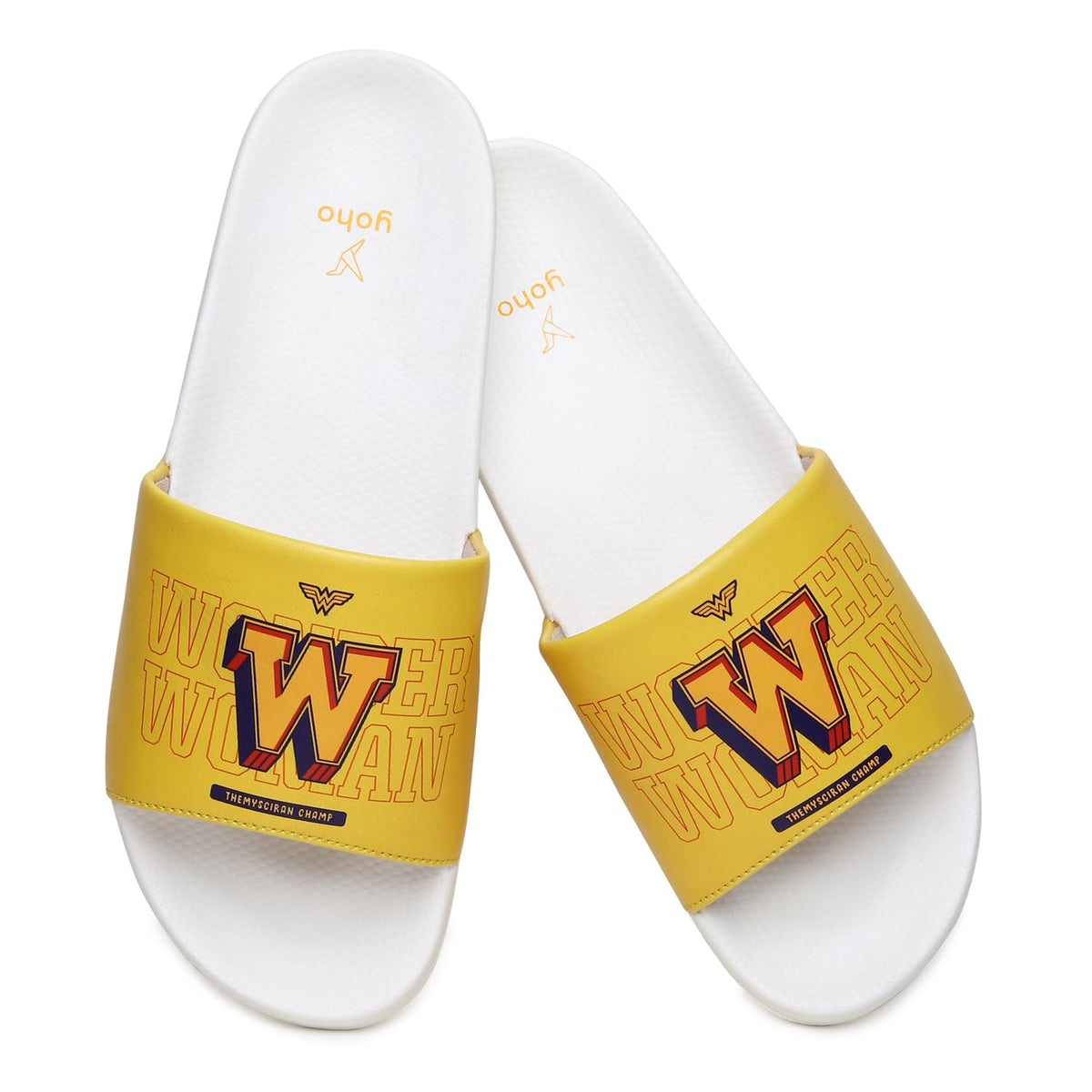 YOHO Wonder Woman Sliders for Women, Comfortable and Lightweight Slides, Footwear for Girls/Ladies, Official WB Superhero Merch  7