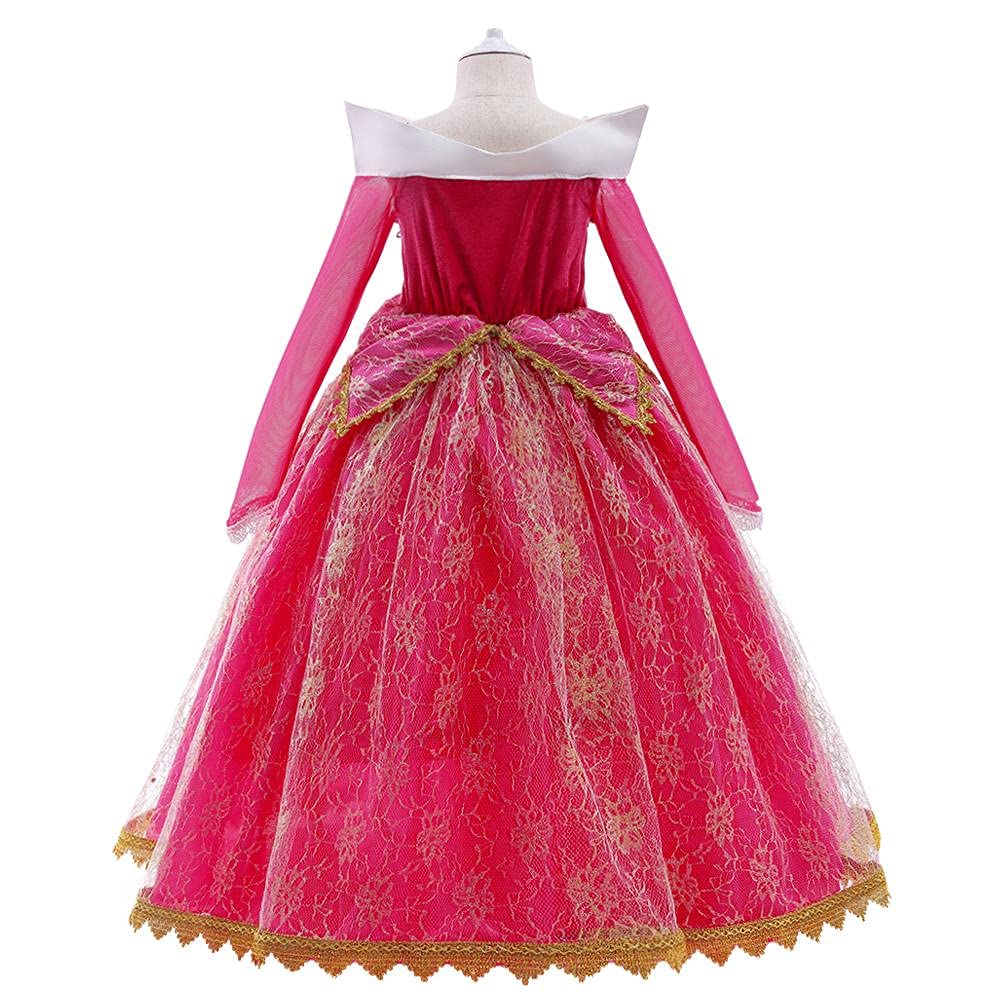 Dressy Daisy Beauty Princess Costume Dress Up for Toddler Girls Halloween Birthday Party Fancy Ball Gown Size 3T 4T