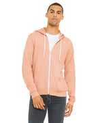Unisex Sponge Fleece Full-Zip Hooded Sweatshirt - ASPHALT - 2XL(D0102H7WMRJ)
