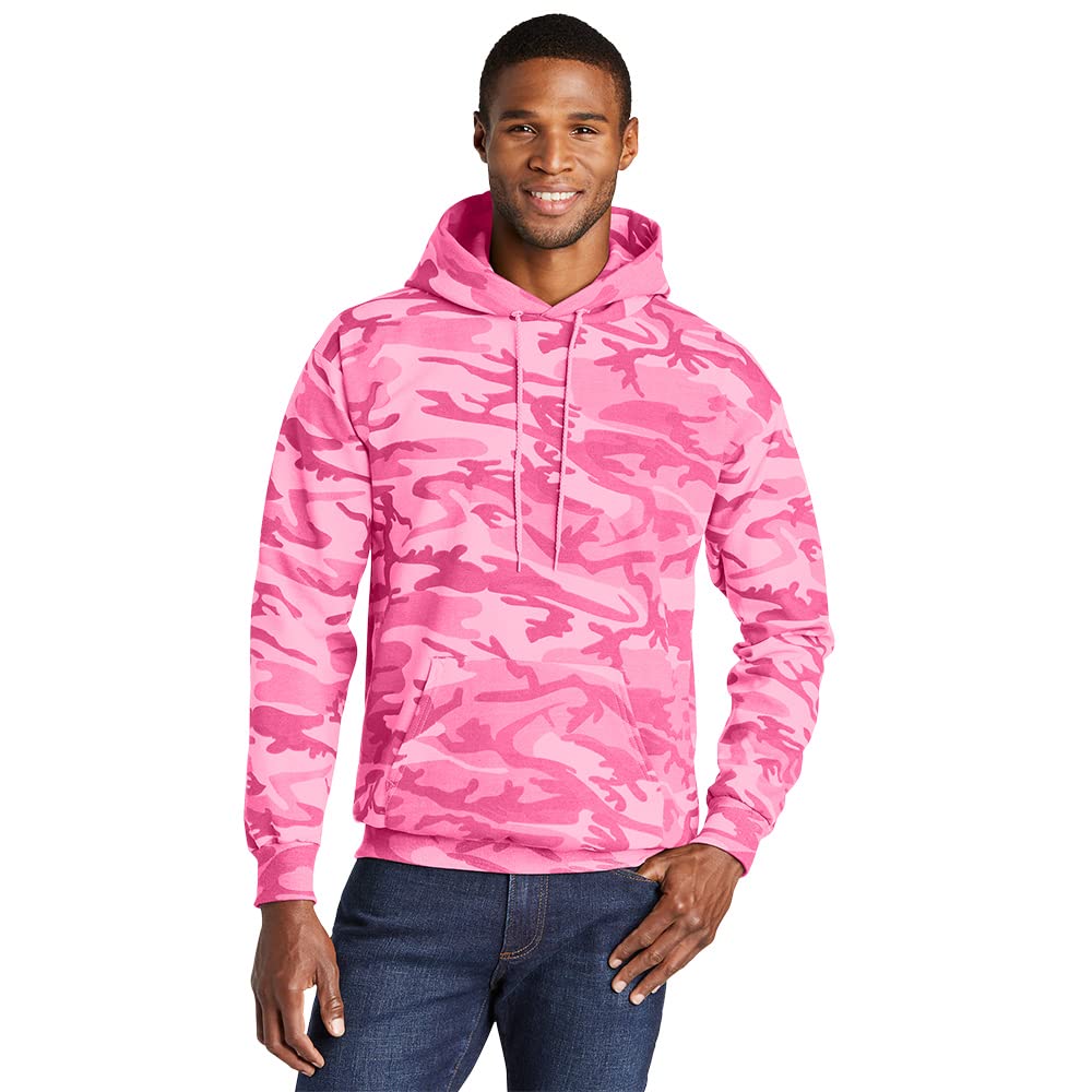 Port & Company Fleece Camo Pullover Hooded Sweatshirt