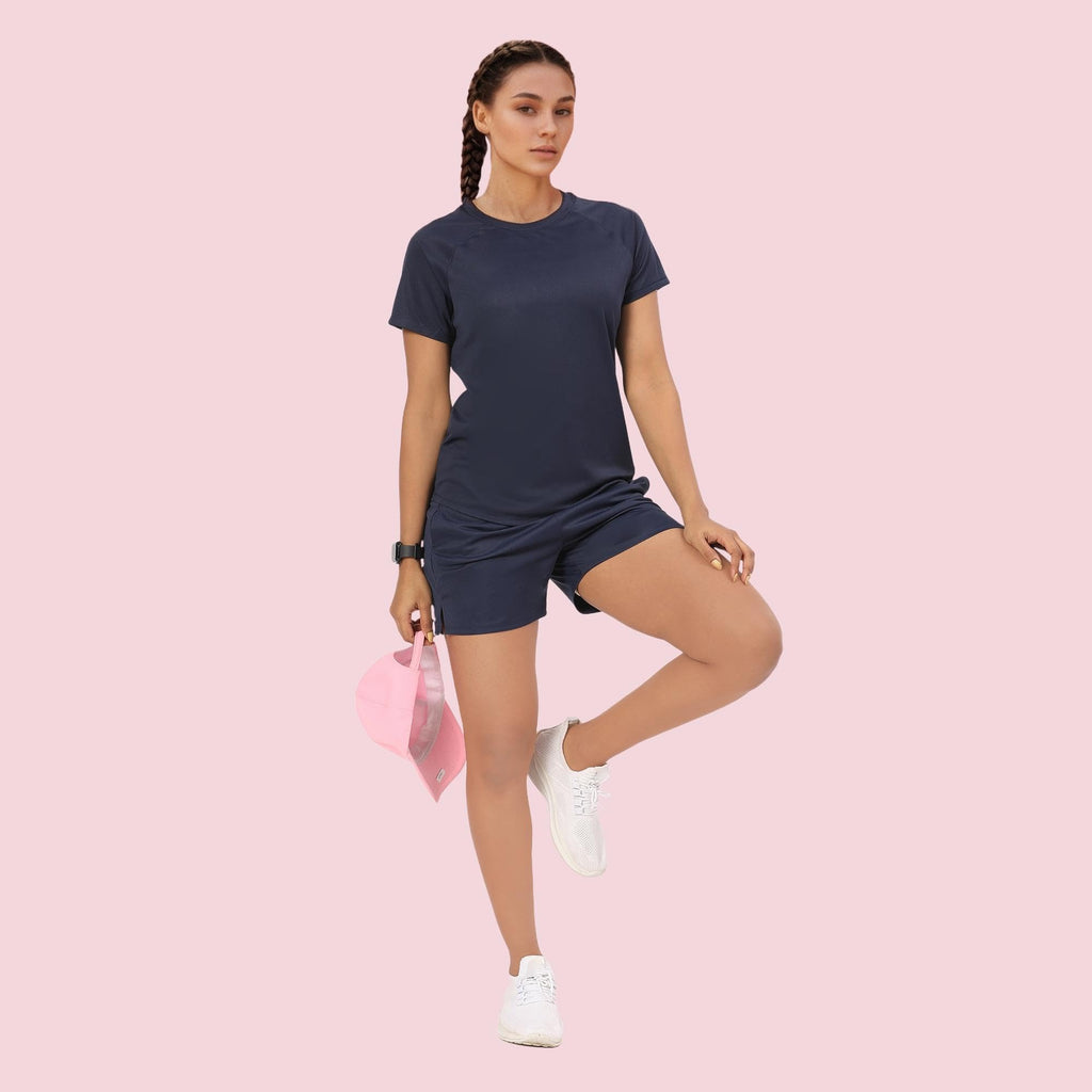 Enamor Womens Boxer Shorts (A714_Navy