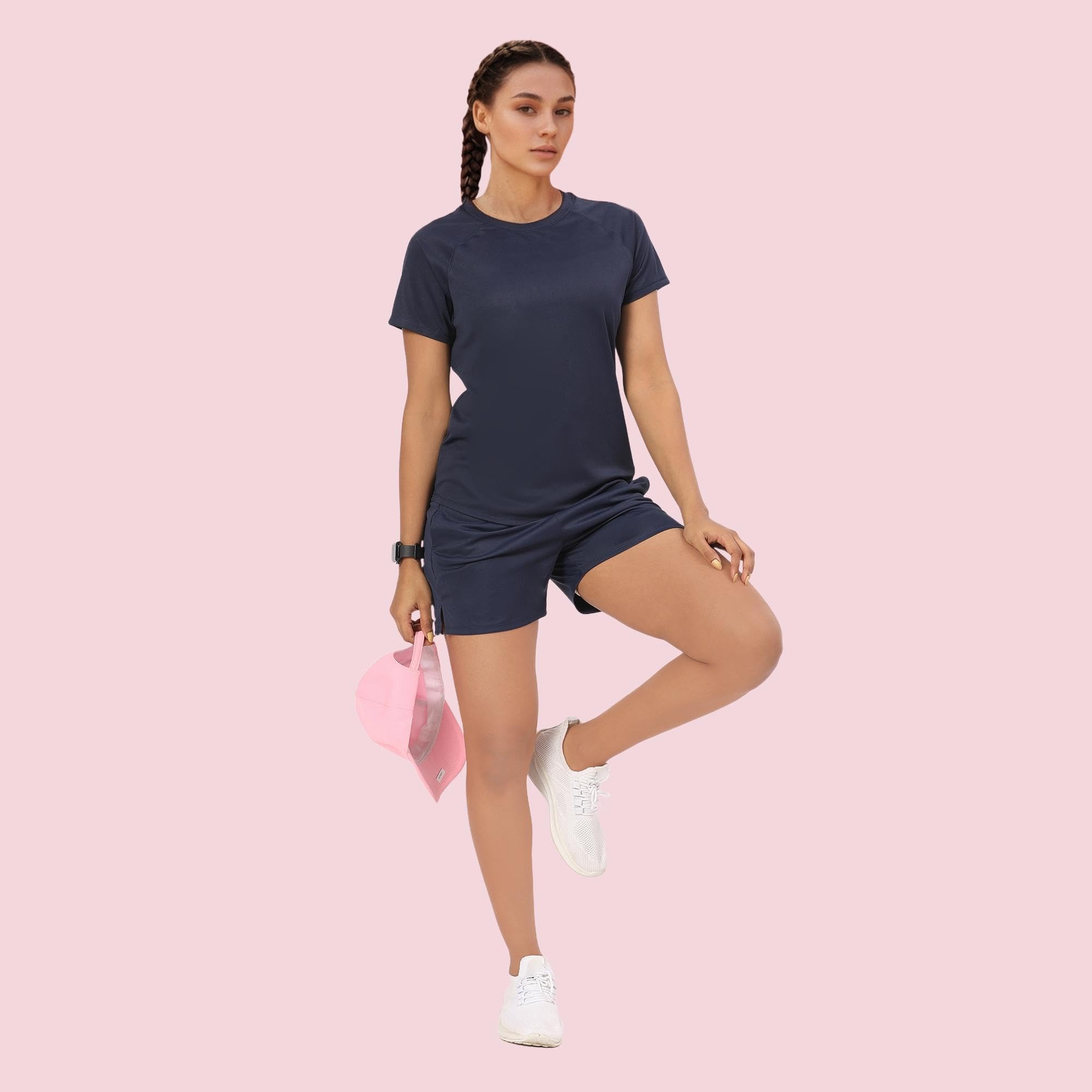 Enamor Womens Boxer Shorts (A714_Navy
