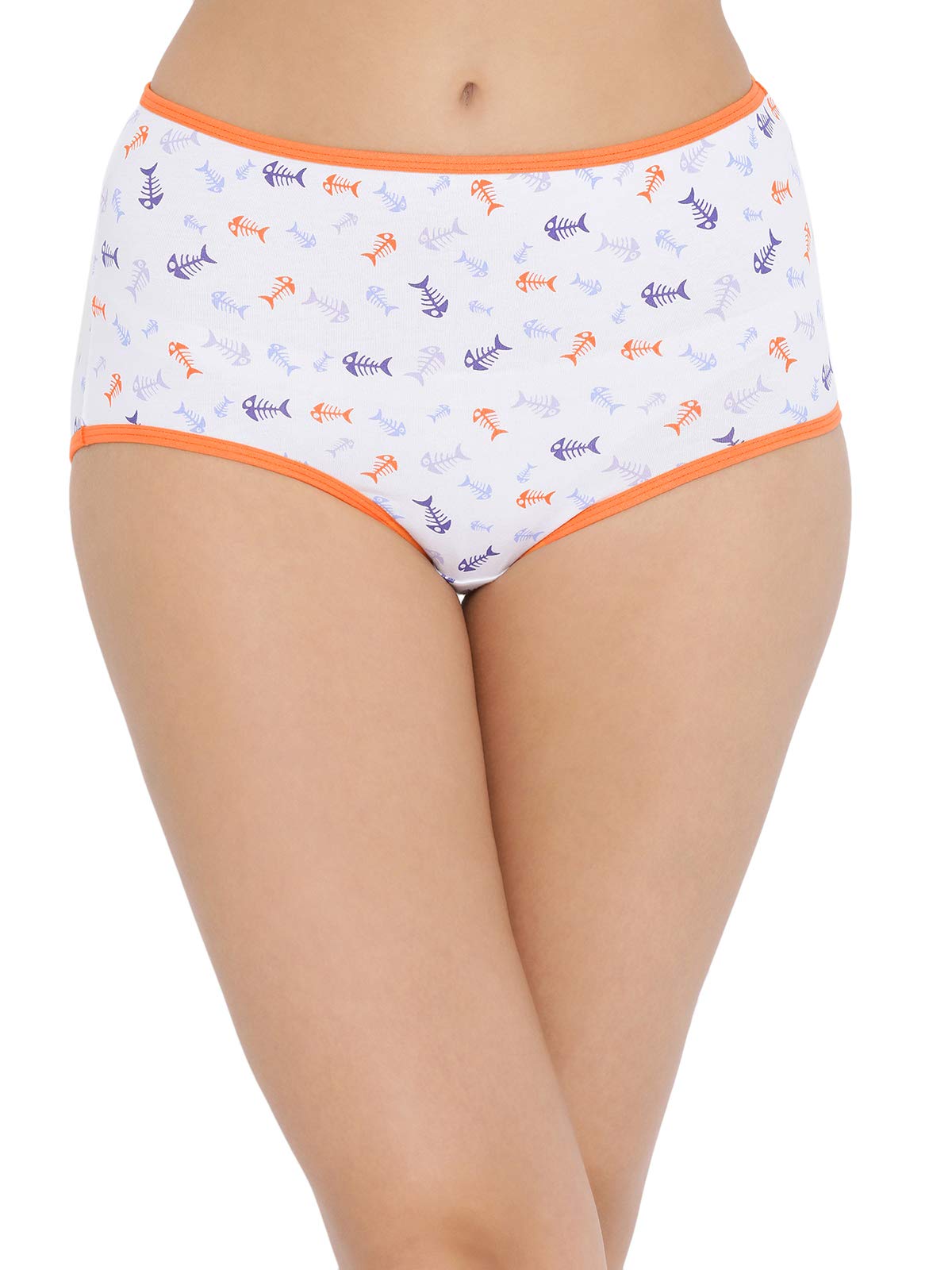 Clovia Womens Cotton Plain/Solid Underwear (Pn3182A18S_White_Small)