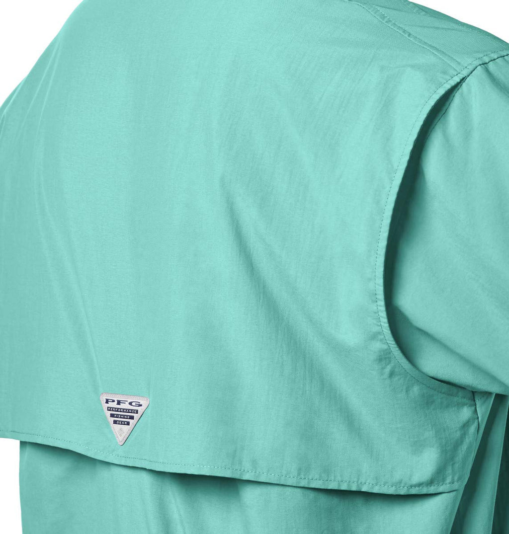 columbia Mens Bahama II UPF 30 Short Sleeve PFg Fishing Shirt, gulf Stream, 3X