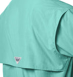 columbia Mens Bahama II UPF 30 Short Sleeve PFg Fishing Shirt, gulf Stream, 3X