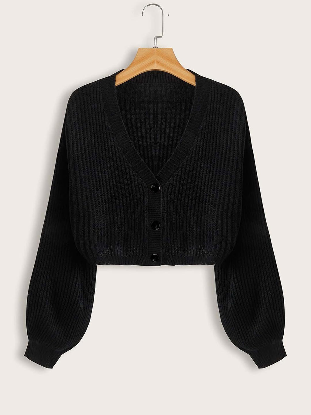 Kotty WomenS Sweater For Winters Woolen Full Sleeve V Neck(Black,M)