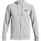 Under Armour Men's ArmourFleece Full Zip Hoodie, (014) Halo Gray / / Black, Small