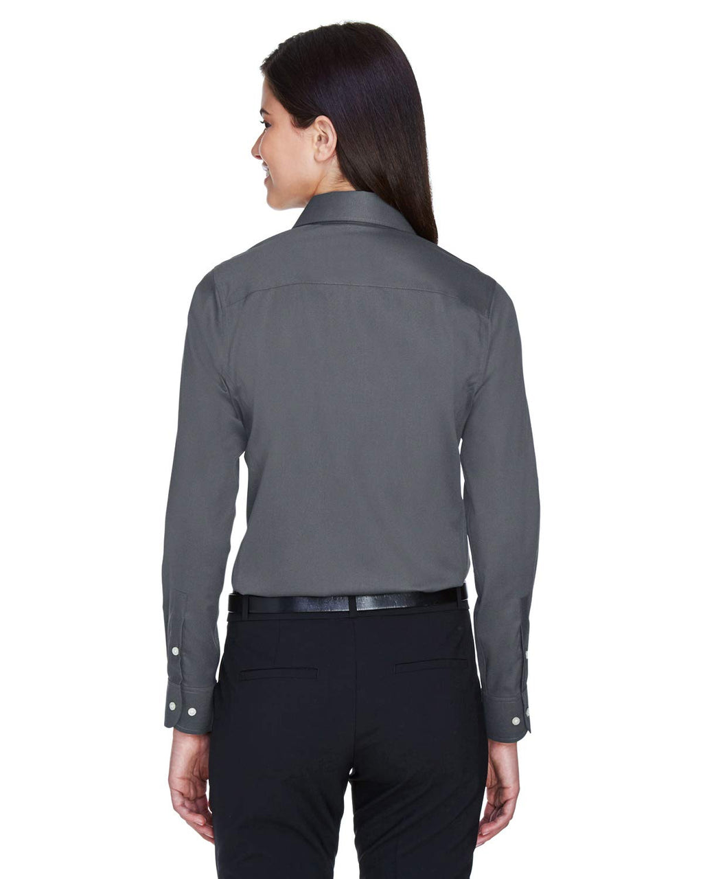 Ladies crown Woven collectionSolid Stretch Twill - BLAcK - XS(D0102H76T58)