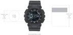 Casio G-Shock Ana-digi World Time Black Dial Men's watch #GA110-1B