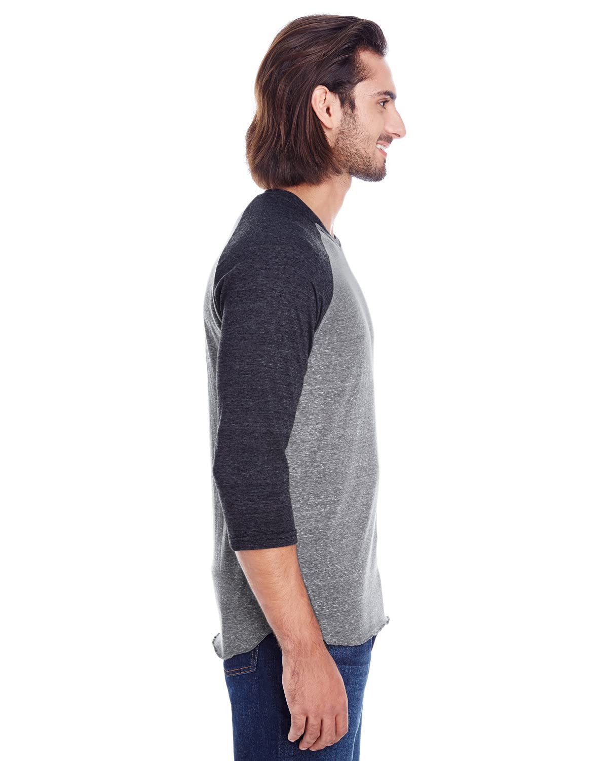 Unisex Triblend 34-Sleeve Raglan - cRM cRD BLK TRB - 3XL(D0102H7KcY2)