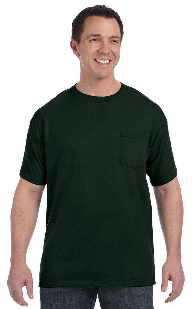 Mens Authentic-T Pocket T-Shirt - ASH - S(D0102H7KWgP)