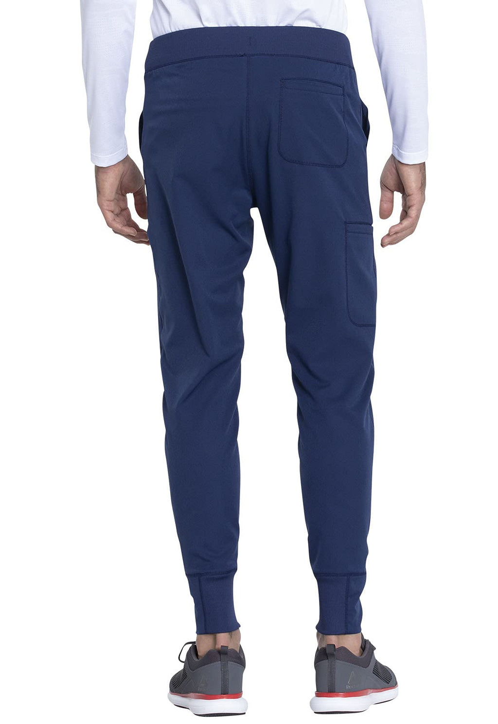 Dickies Dynamix Men Scrubs Pant Natural Rise Jogger DK040T, L Tall, Navy