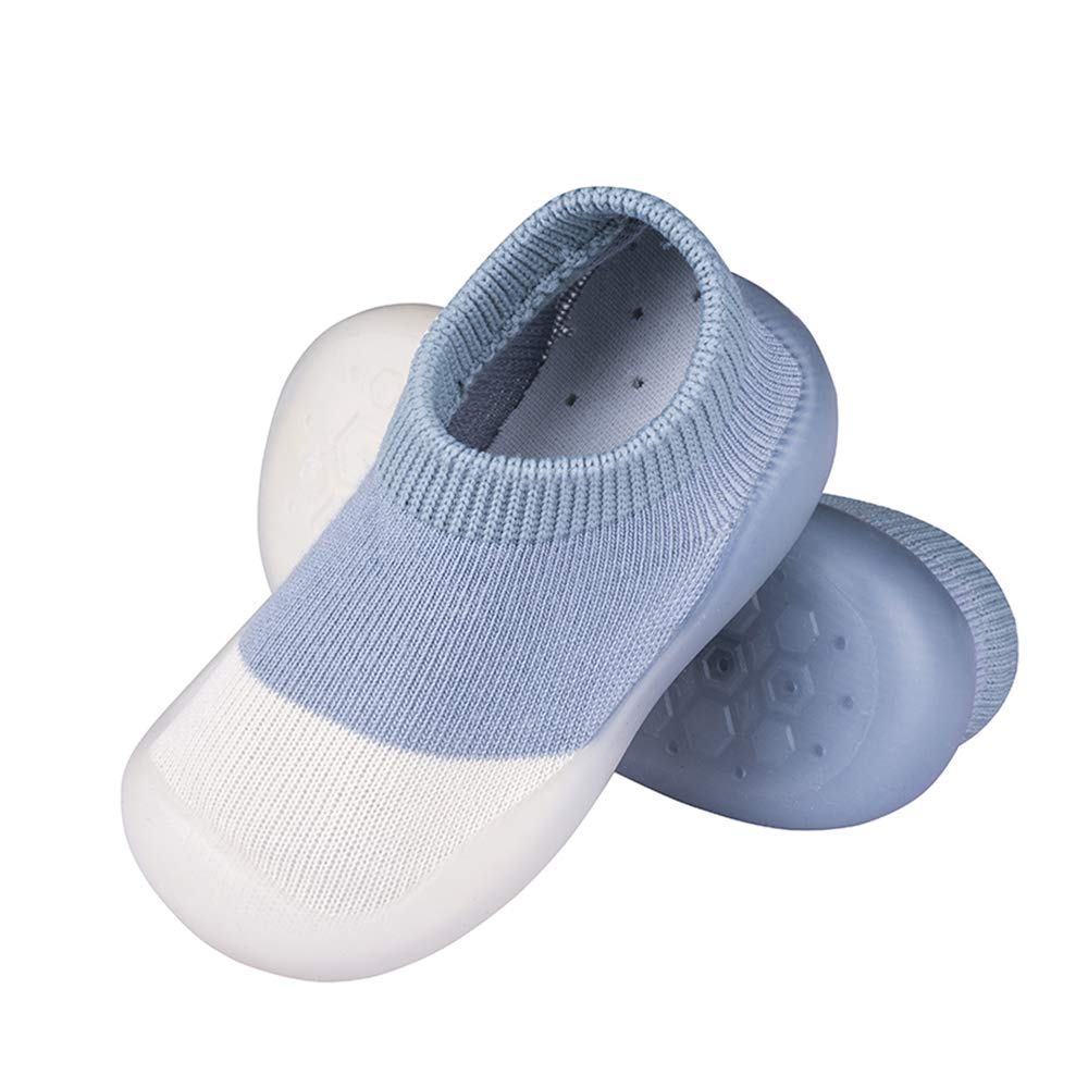 Pluatyep Baby Toddler NonSkid Sock Shoes Indoor Slipper Breathable Relaxed Fit Mesh Lightweight Sole Infant Boy Girls Kids Chil 4
