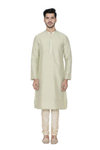 Manyavar MenS Silk Blend Other Kurta Pyjama (Sdes436_Pista_Xl)