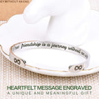 DUMBEN Birthday Presents for Friends Female Her BFF Bestie Friendship Bracelets Best Friend for Women 50th 30th 40th Funny Perso