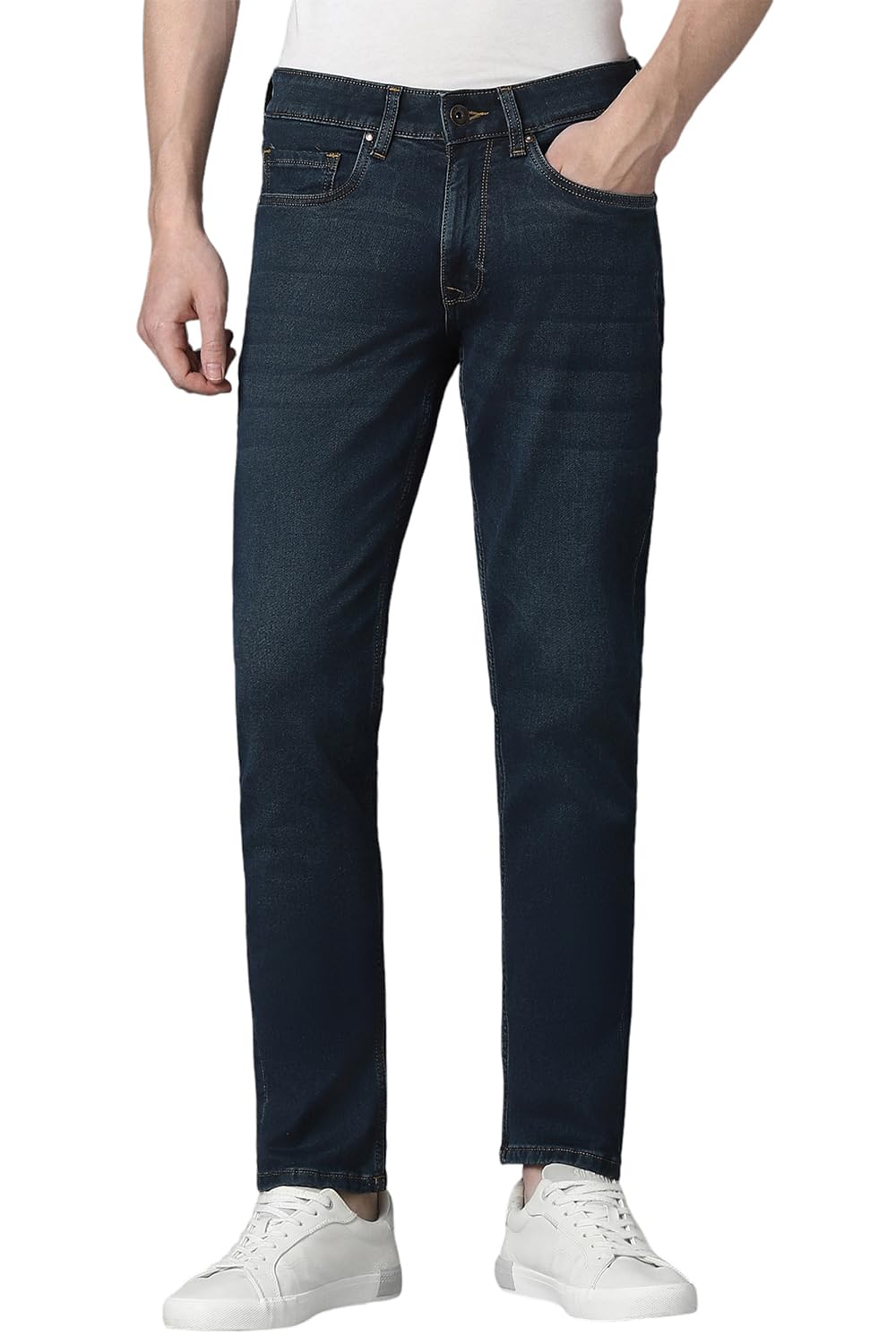 Louis Philippe MenS Regular Jeans (Lrdncslpv71029_Blue | Rise Style: Low Rise