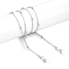 HALF CRESCEN Eyeglass Chain for Women, Glasses Chain/Sunglass Chain/Glasses Holder Lanyard,Eyeglasses Holder Necklace Gift