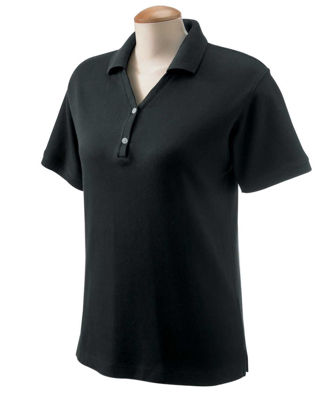Ladies Pima Piqu Y-collar Polo - WHITE - XS(D0102H7Y7L6)