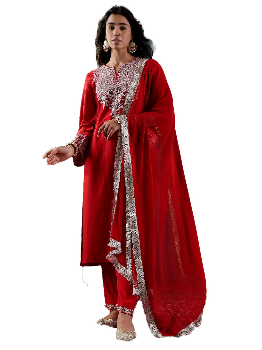 Varanga Women'S Silk Blend Kurta Set