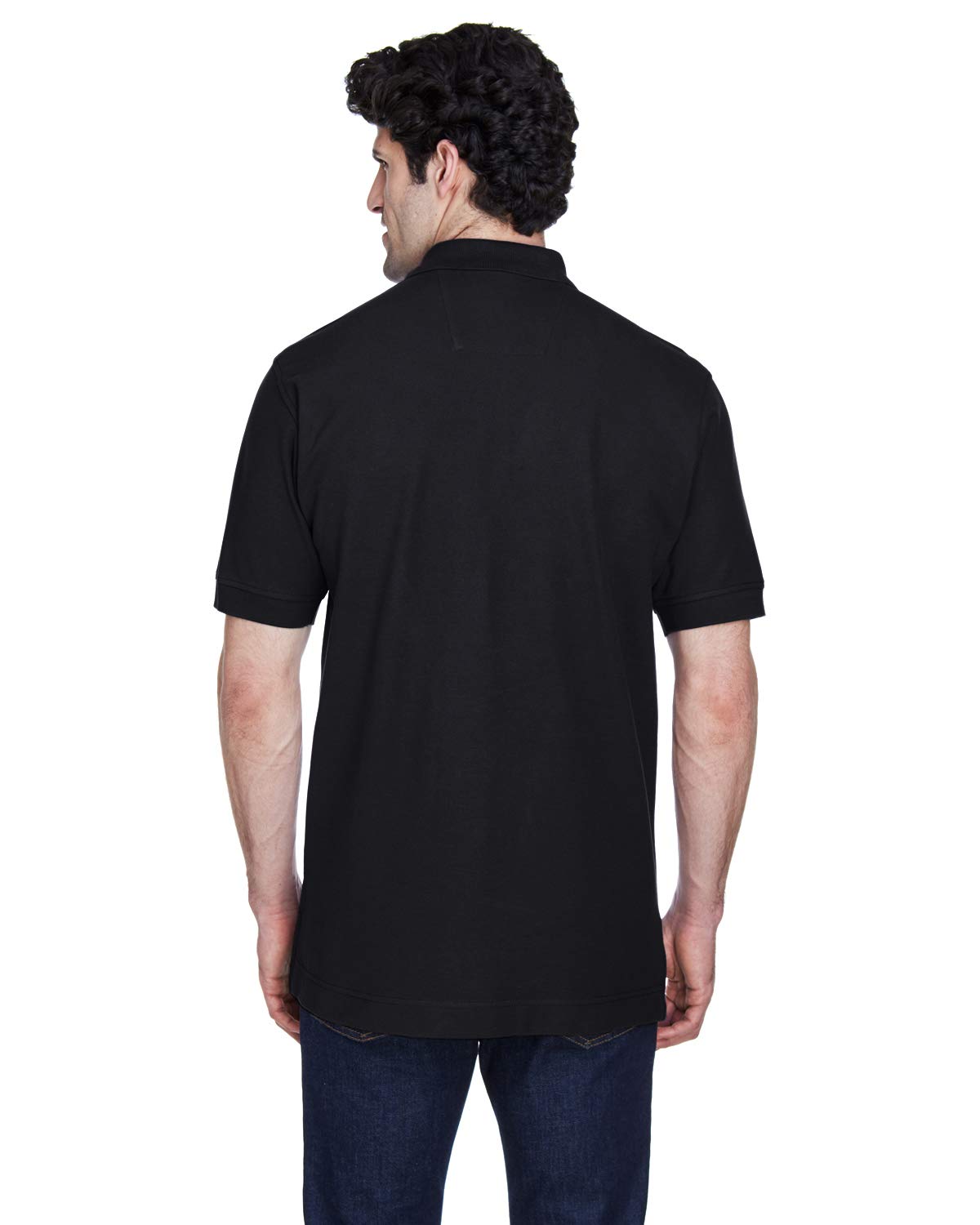 Mens Pima Piqu Short-Sleeve Polo - WHITE - XS(D0102H76UXT)