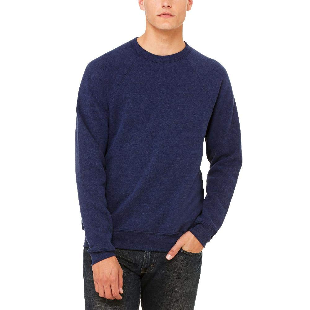 Unisex Sponge Fleece crewneck Sweatshirt - DK gRY MRBLE FLc - M(D0102H789V6)
