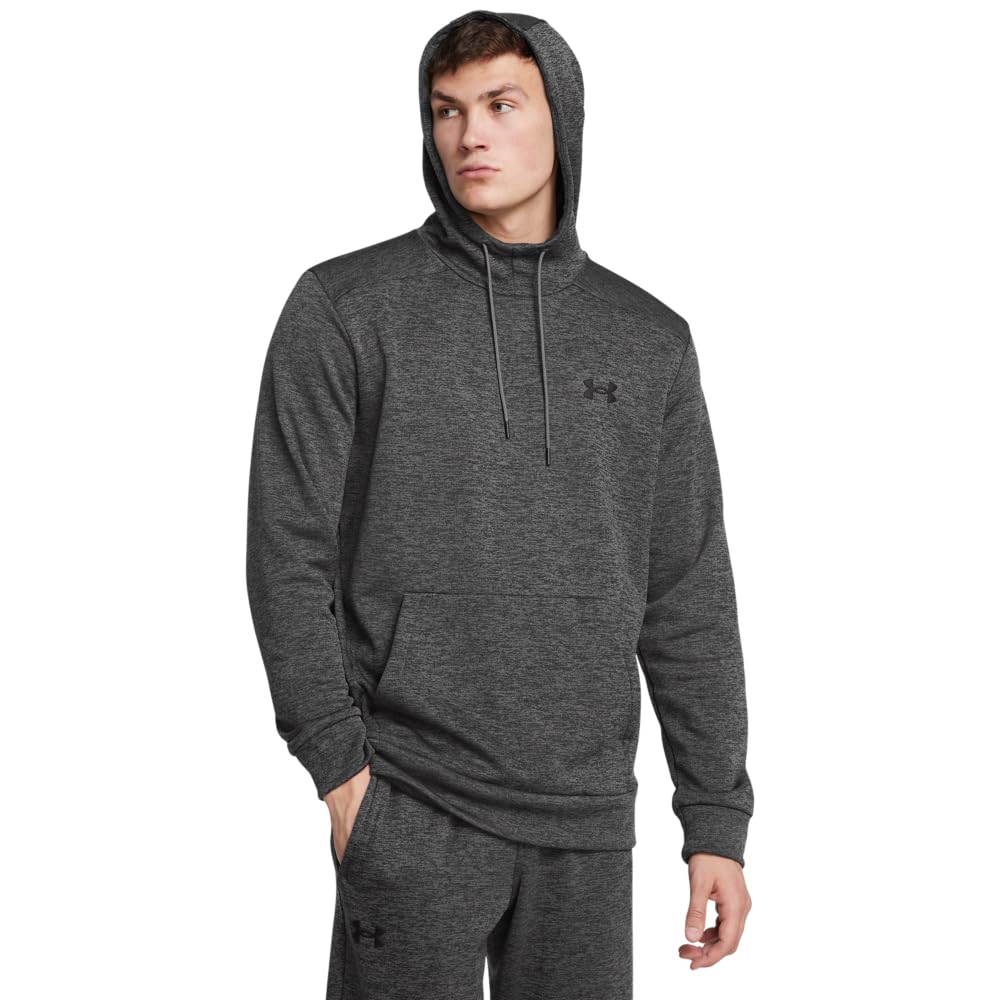 Under Armour Men's Armour Fleece Twist Hoodie, (025) Castlerock / / Black, 3X-Large