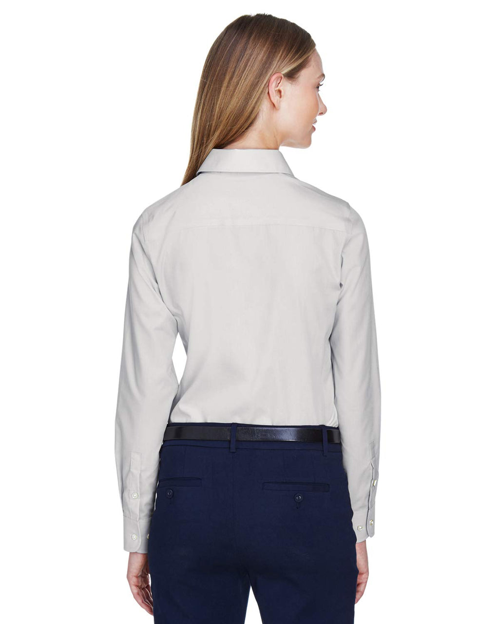Ladies crown Woven collectionSolid Broadcloth - WHITE - 4XL(D0102H7Y58P)