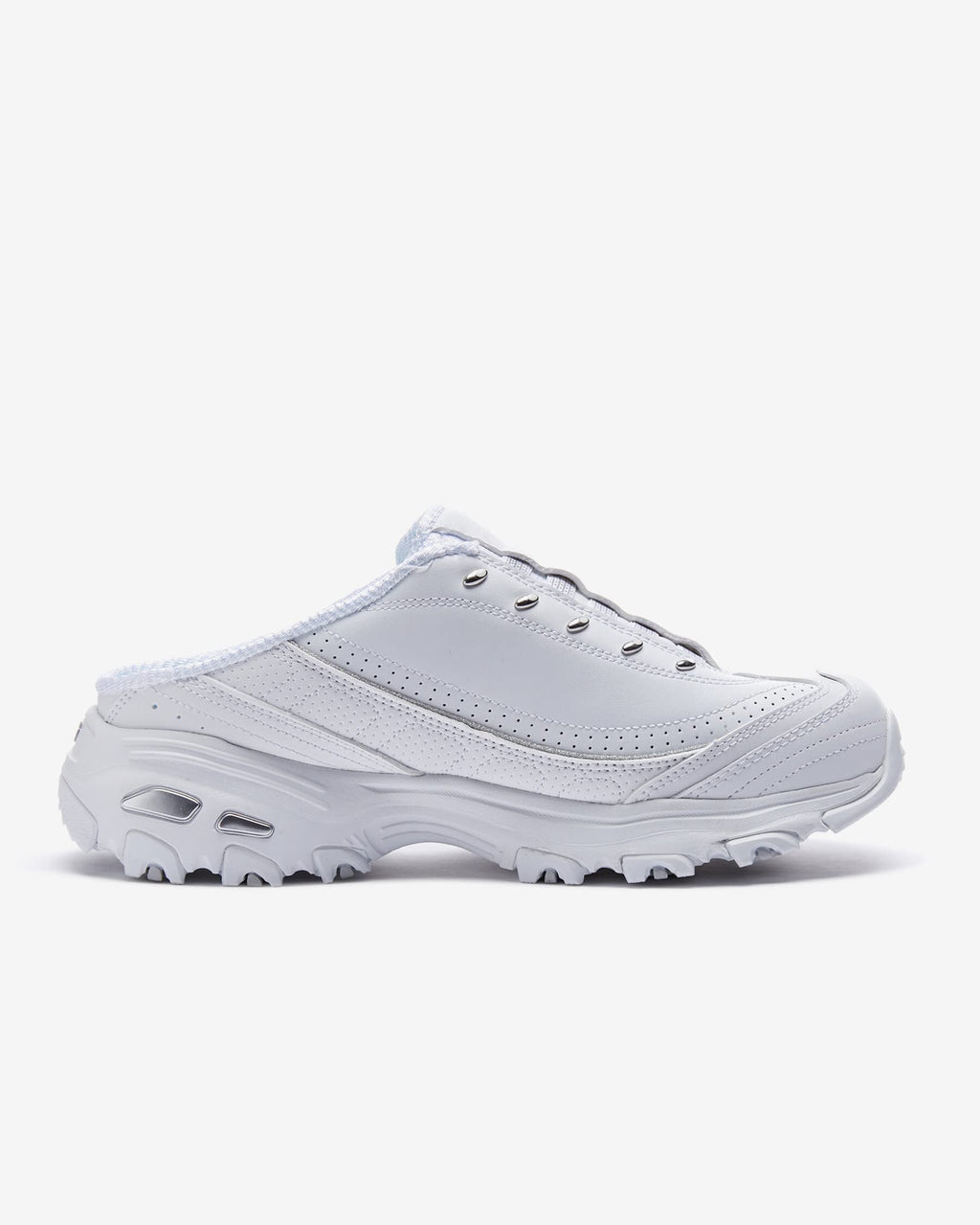 Skechers womens D'lites - Bright Sky fashion sneakers, White, 7.5 US