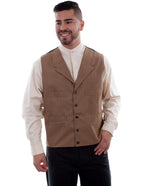 PLAID 4 POCKET VEST