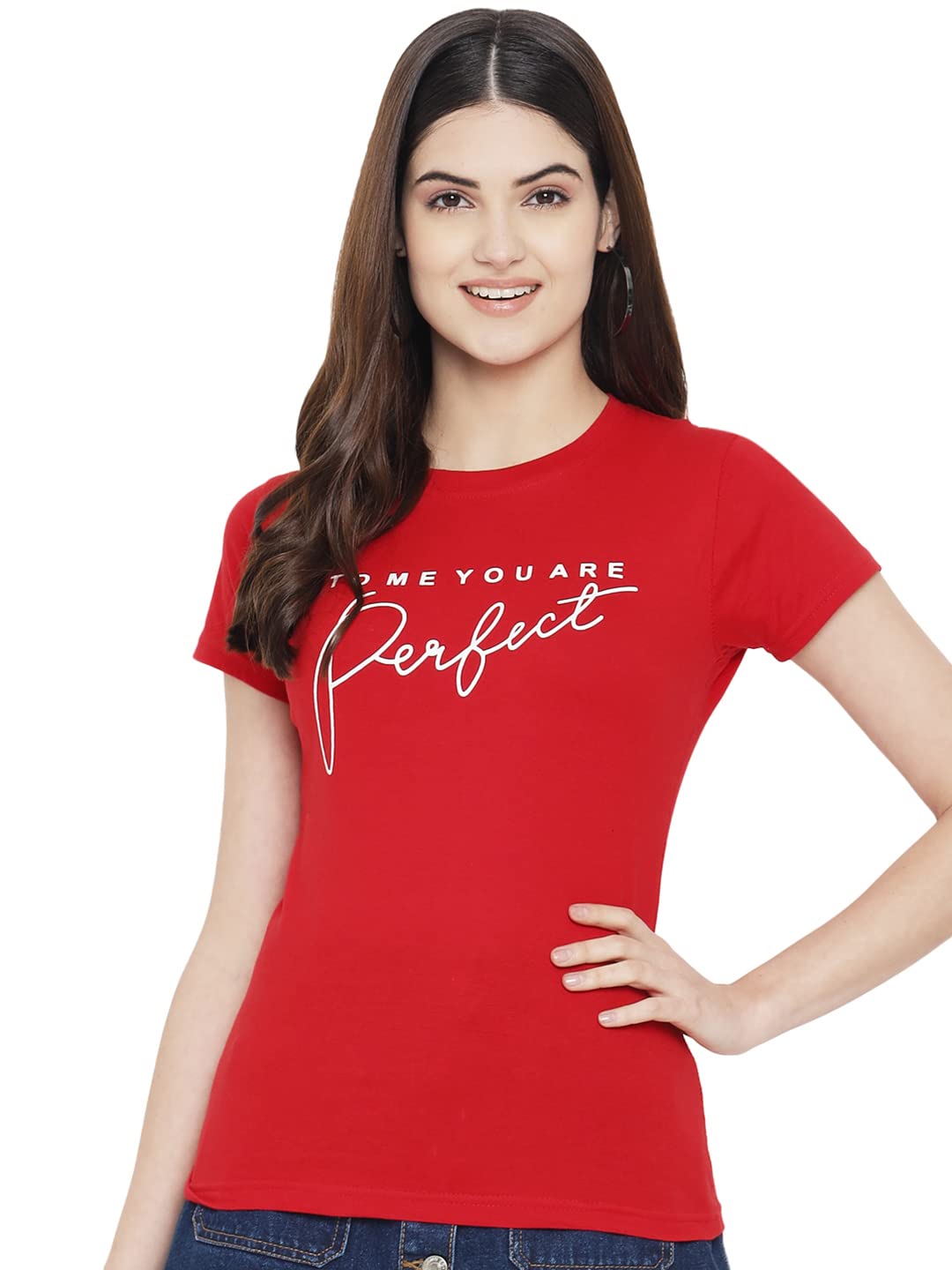 Preneum Womens Cotton Regular Fit Latest Graphic Stylish Printed Short Sleeves Casual T-Shirt || Trends & Stylish (Pack 3), Gre
