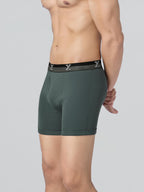 XYXX Mens Nova Cotton Boxer Brief for Men Pack of 2 |Regular Fit with intellifresh No-Marks Waistband | Solid Underwear for Men