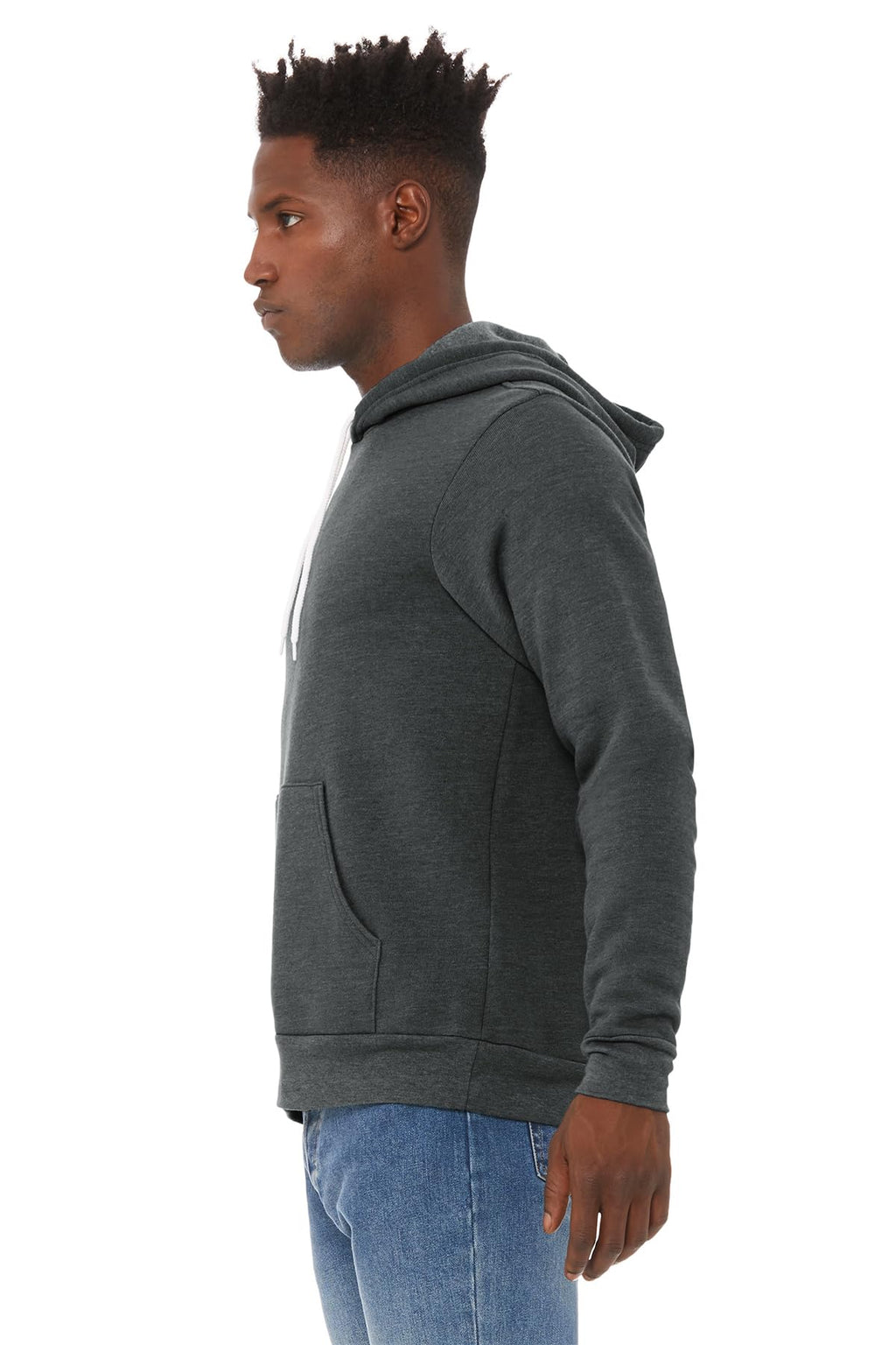 Unisex Sponge Fleece Pullover Hoodie - NAVY - S(D0102H7W2AJ)