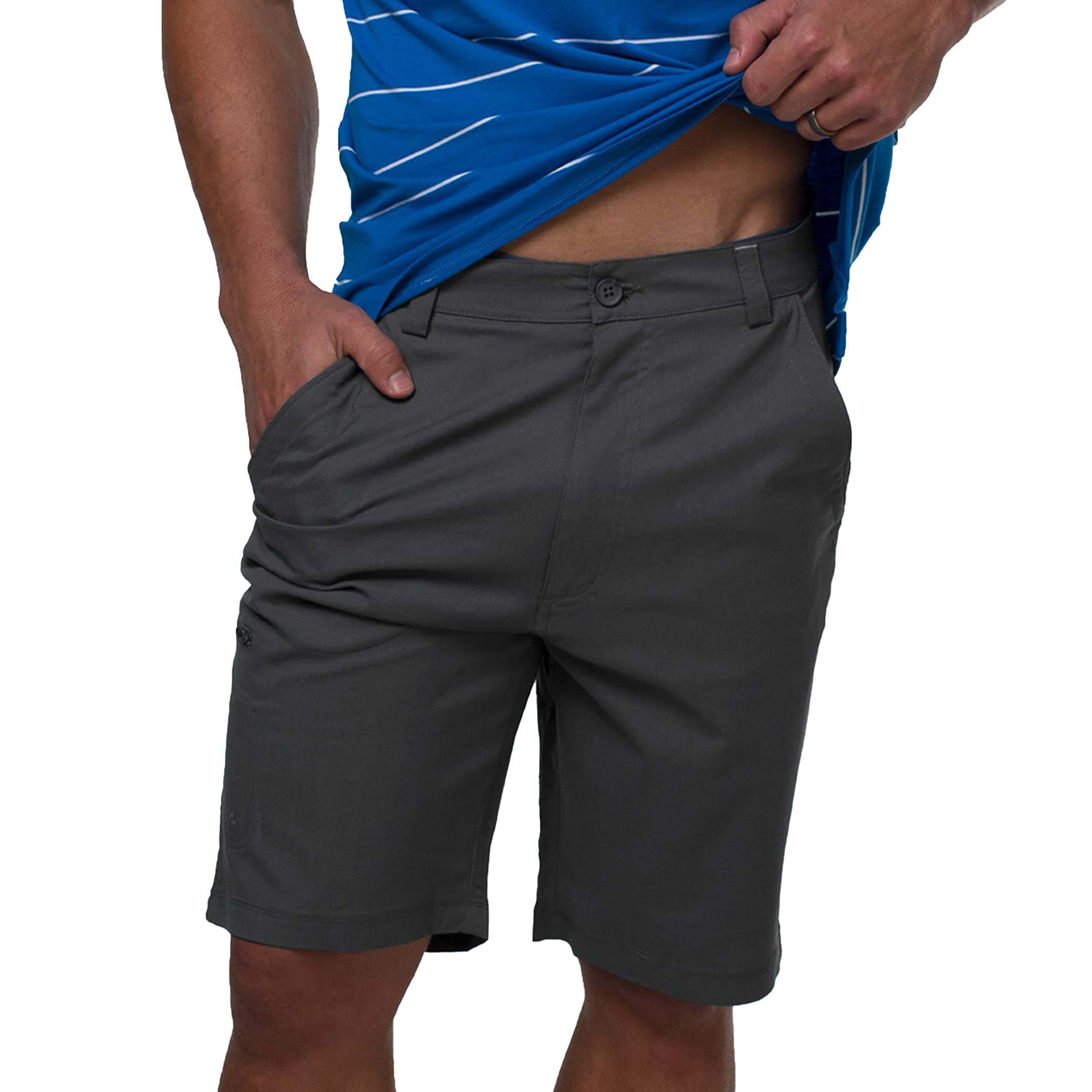 Bamboo Performance Short - Onyx by Cariloha for Men - 1 Pc Short (40)
