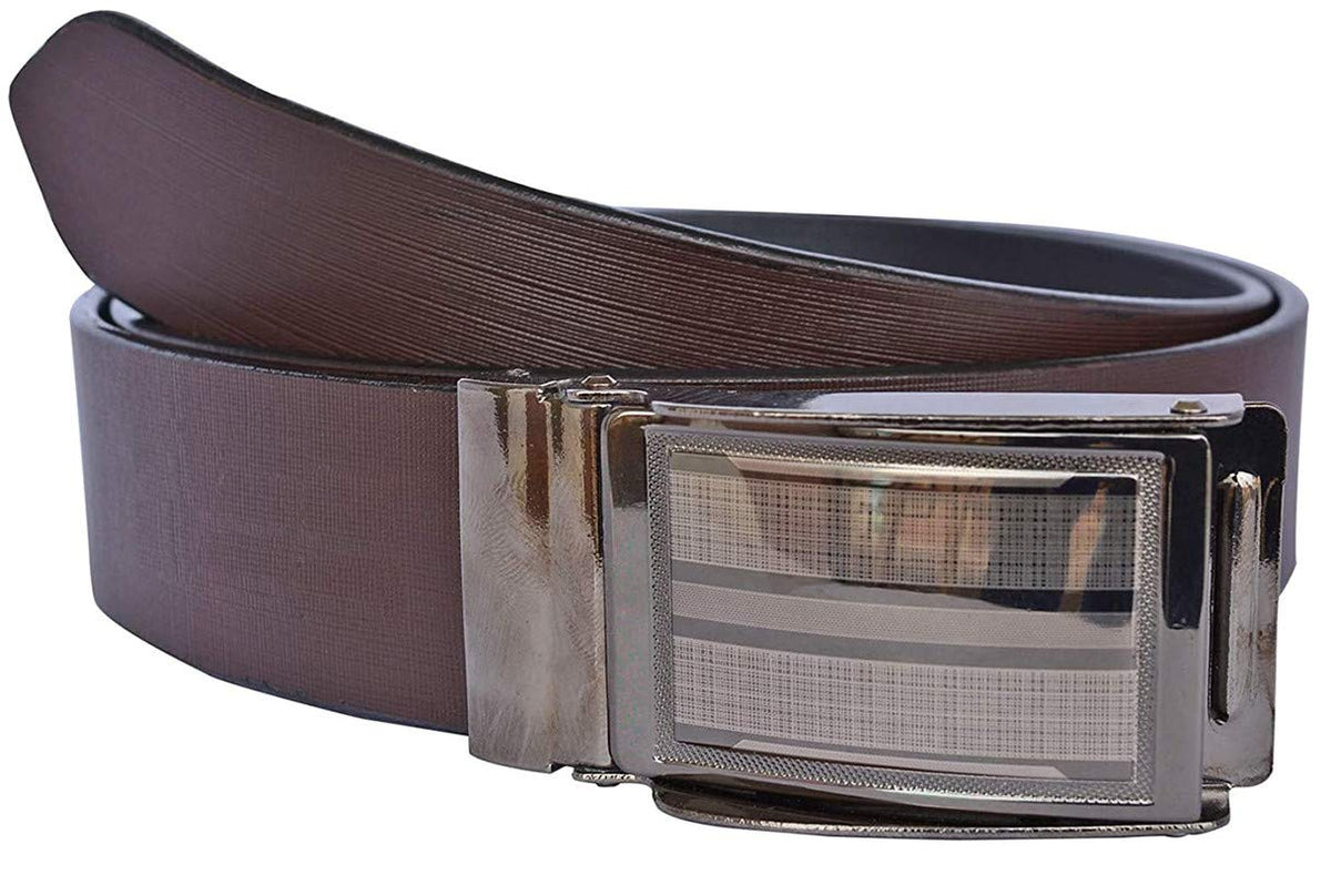 Veteran MenS Brown Formal And Casual Leather Belt For Man(Brown0687) 38