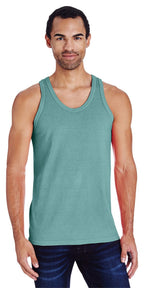 Unisex garment-Dyed Tank - BLAcK - S(D0102H7KV52)