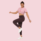 Enamor Womens Skinny Leggings (A605_Choco Fudge