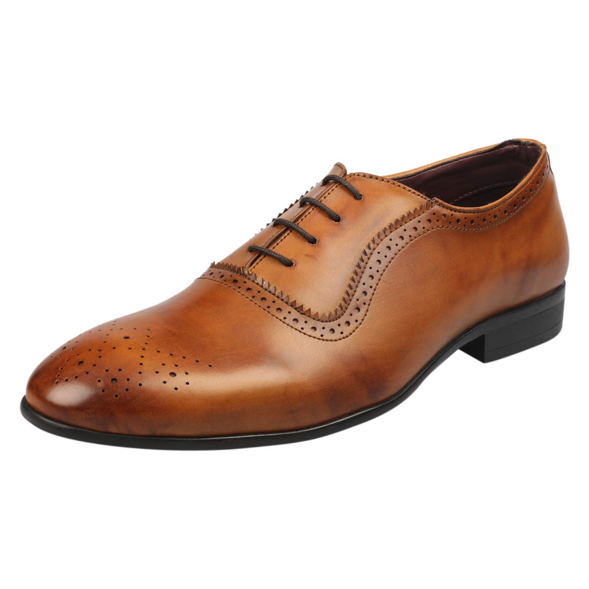 Michael Angelo Mens Derby Shoes  8UK Tan 8
