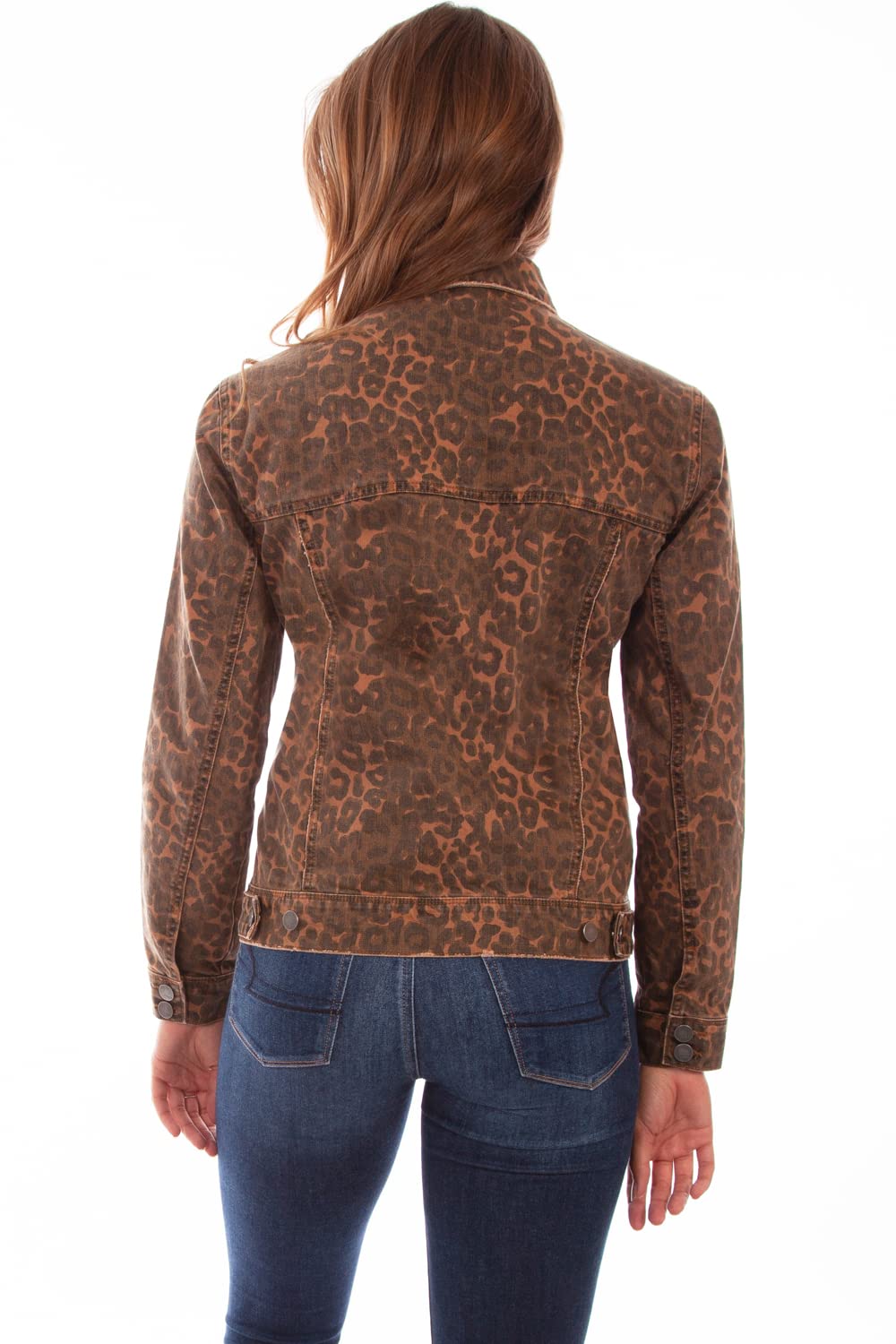 LEOPARD DENIM JACKET