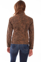 LEOPARD DENIM JACKET