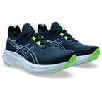 ASICS Men's Gel-Nimbus 26 Running Shoe, 11, French Blue/Electric Lime