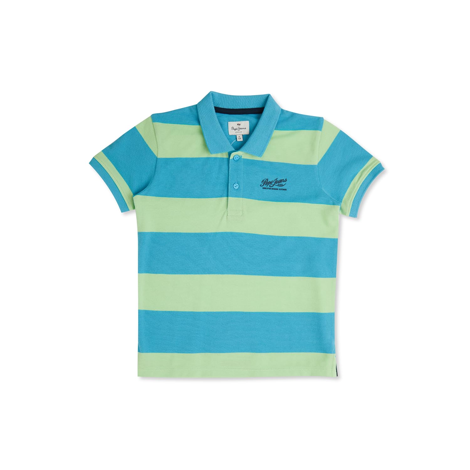 Pepe Jeans BoyS Striped Regular Fit T-Shirt (Pb540944_French Blue
