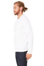 Unisex Drop Shoulder Fleece - WHITE - XS(D0102H7W9ZP)