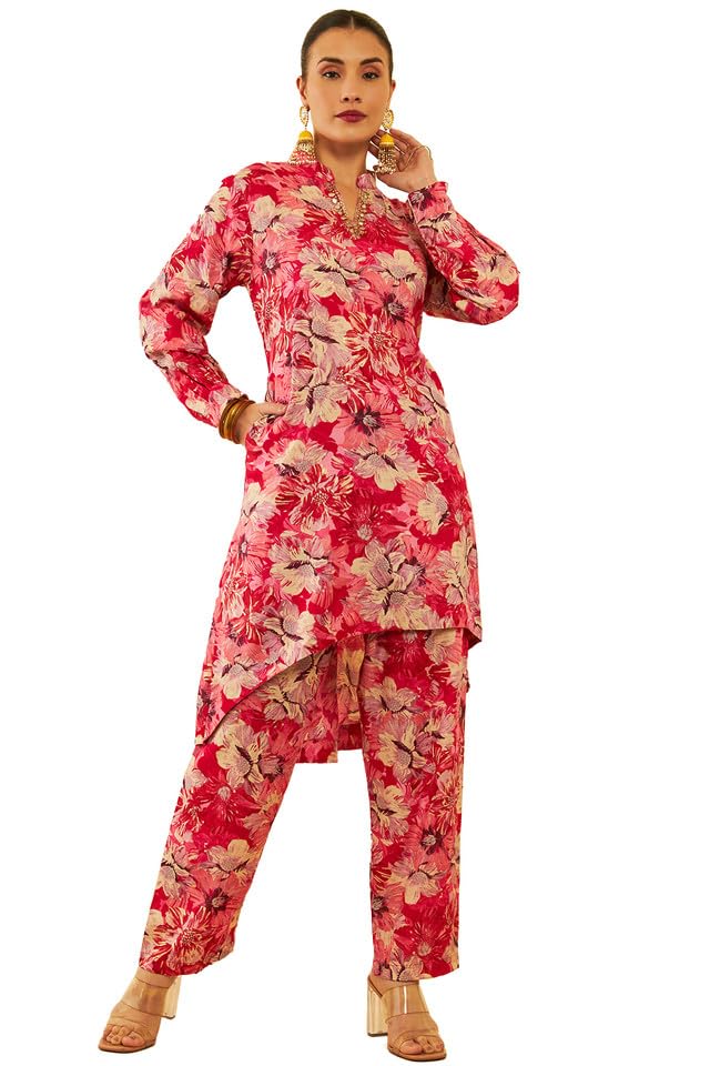 Soch Women Muslin Floral Print Pant