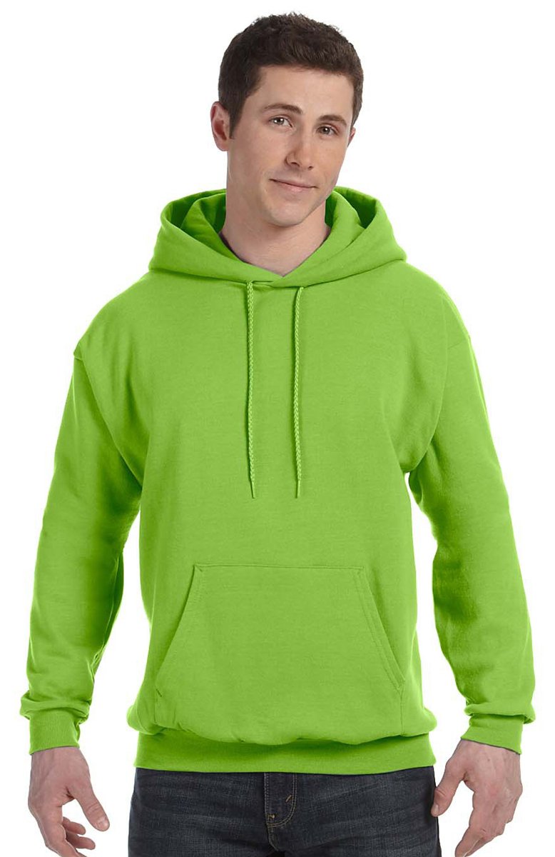 Unisex Ecosmart 5050 Pullover Hooded Sweatshirt - WHITE - S(D0102H7D7J8)