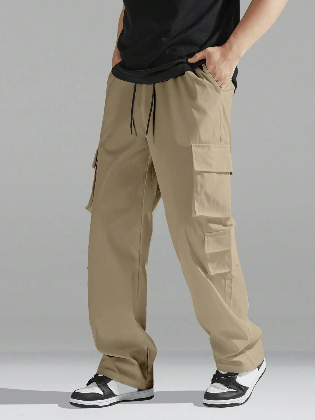 Indoprimo Men Cargo || Men Cargo Pants || Men Cargo Pants Cotton || Cargos For Men || Men Cargo Trouser (In, Alpha, Xl, Regular,